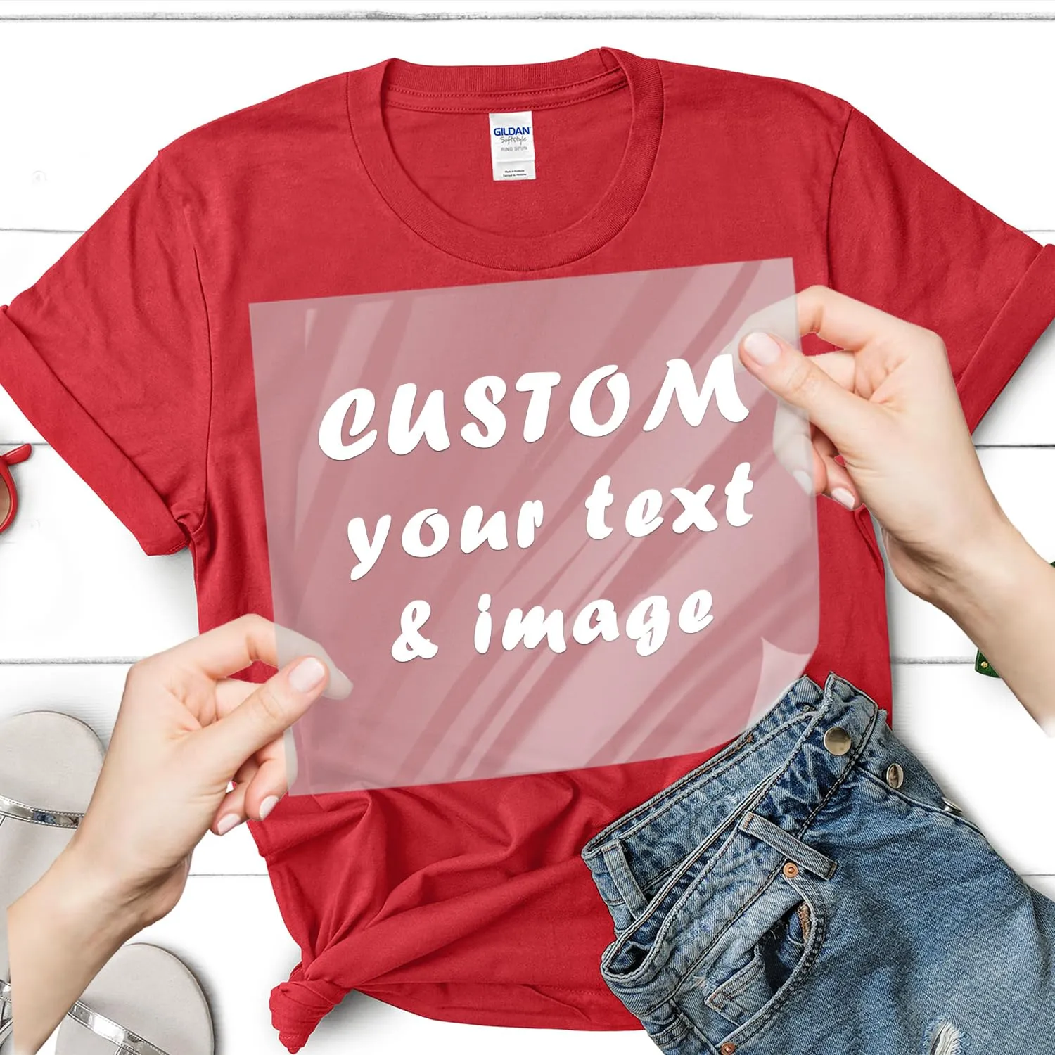 Personalized Iron On Stickers for T-Shirts & Fabric