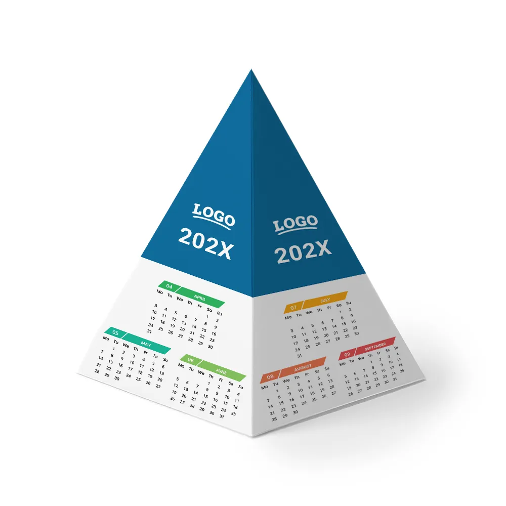 Pyramid Calendar & Pop-Up Cube Calendar