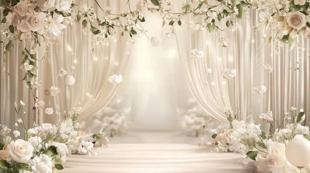 Luxury Wedding Archway Background