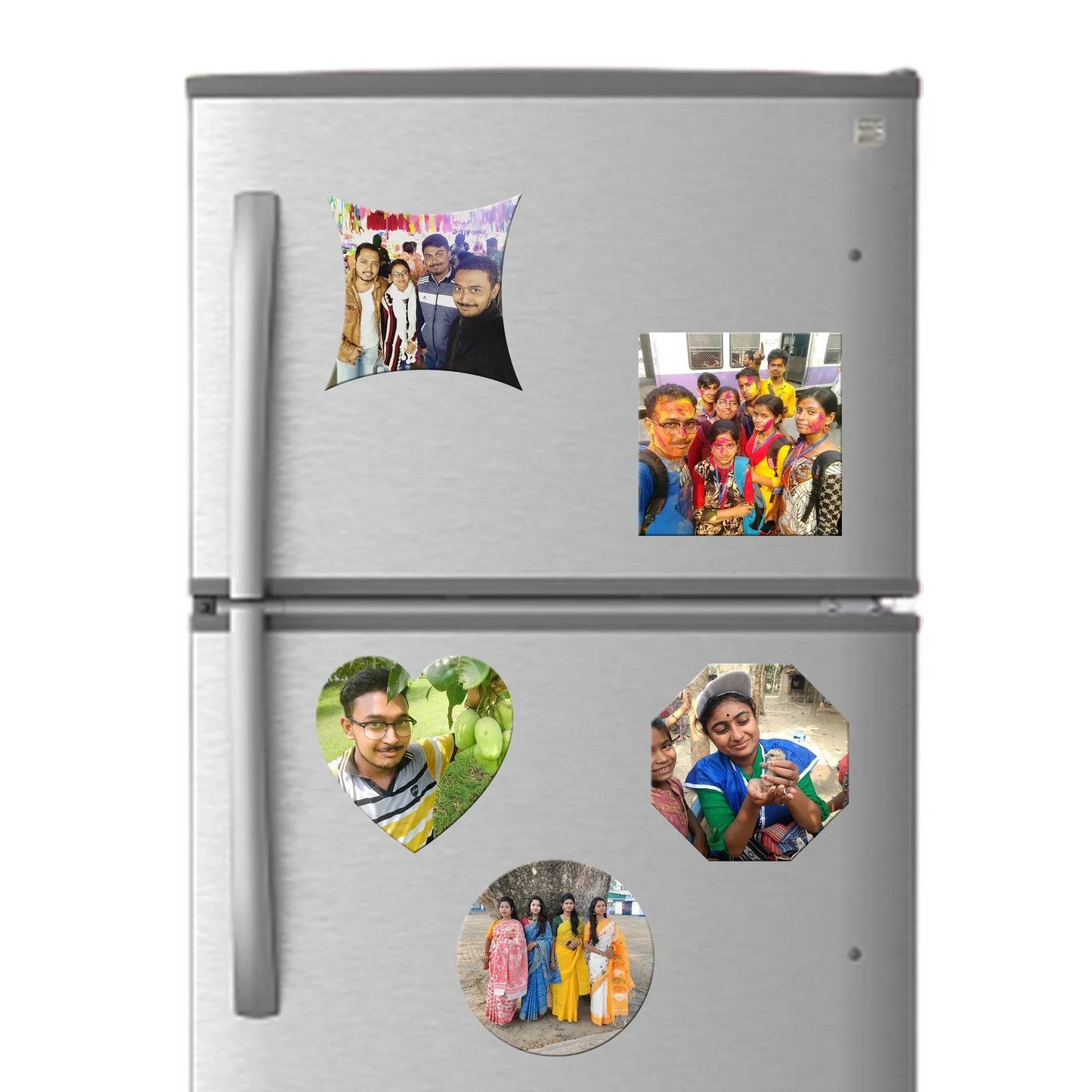 Heart%20Shape%20Personalized%20Photo%20Printed%20Flexible%20Fridge Magnet