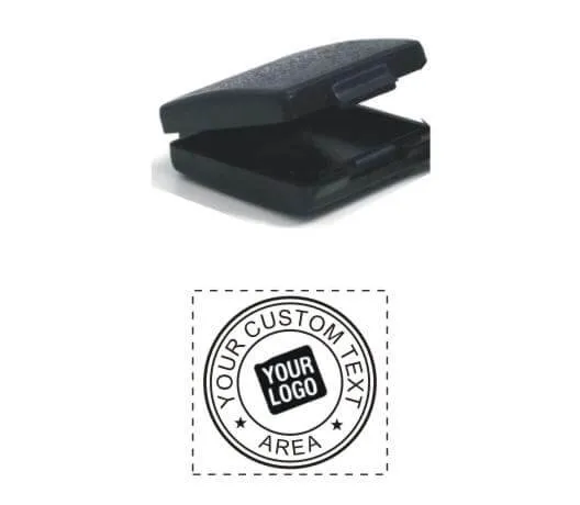 Custom 6 x 4 Vertical Wood Hand Stamp| Rubber Stamp Champ