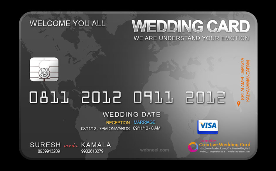 Embossed PVC Shopping Cards