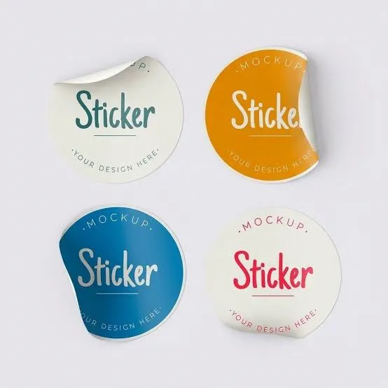 Waterproof Packaging Plastic Vinyl Sticker