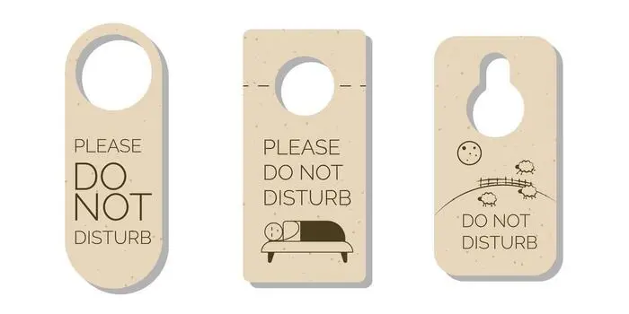 Do Not Disturb Door Hanger