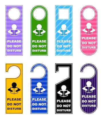 Disturb Handle Knob Door Hanger