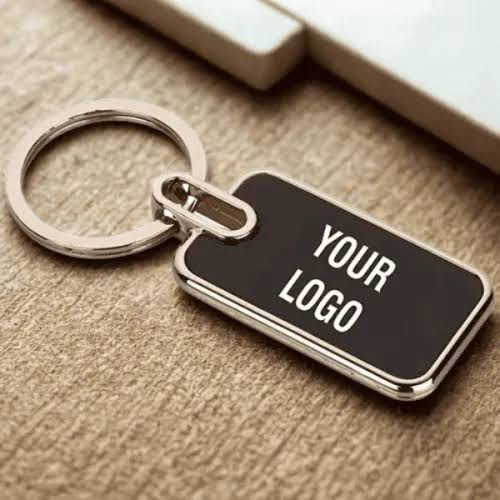 gold-color-keychain-for-business-branding