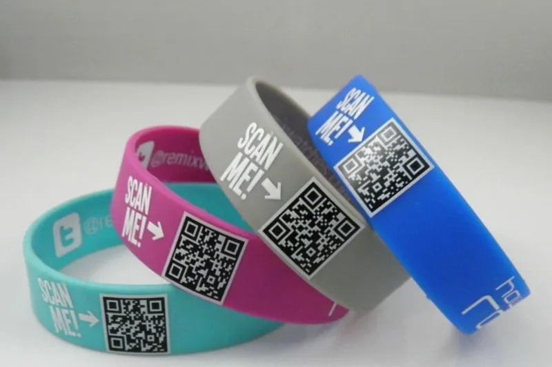 Custom QR Code Wristbands